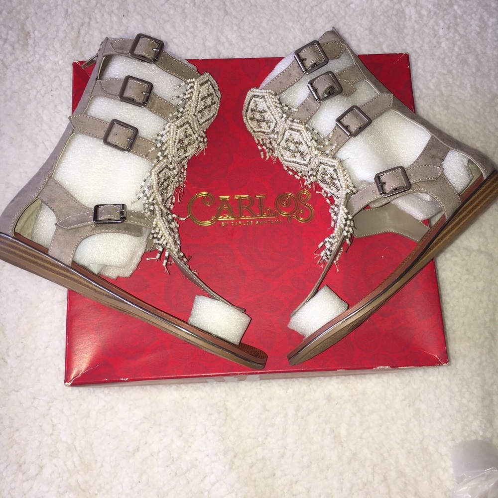 NEW CARLOS SANTANA GLADIATOR SANDALS